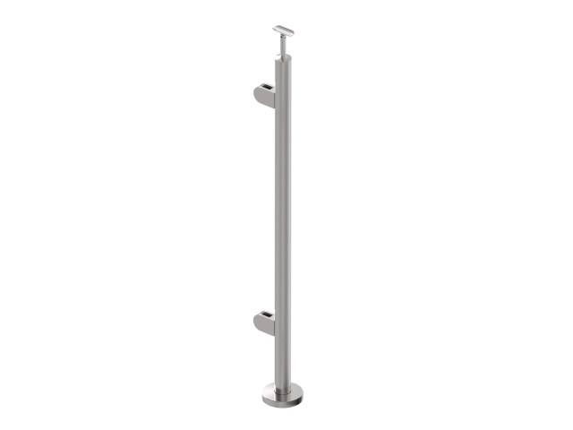 Stainless steel pole, VK-straight, right AISI304,